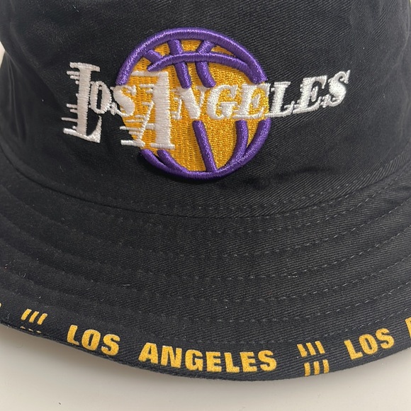 New, bucket hat, Los Angeles, color black, size S/M. Color black. NABA, vintage. - Picture 3 of 6